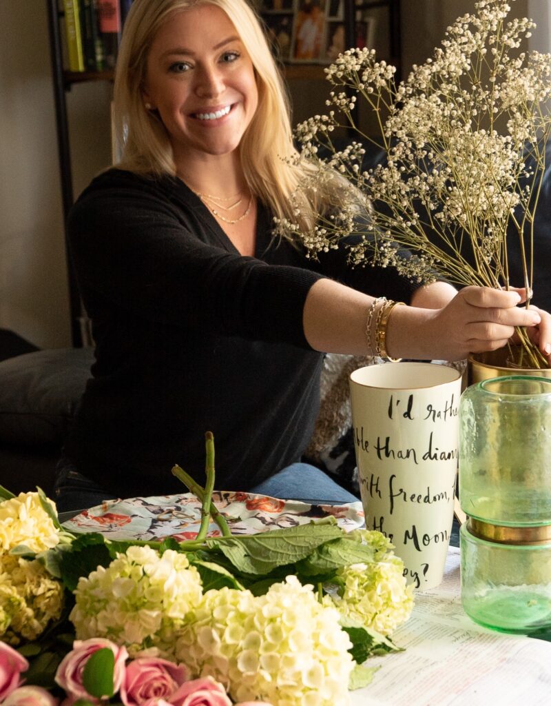 creating easy floral arrangements